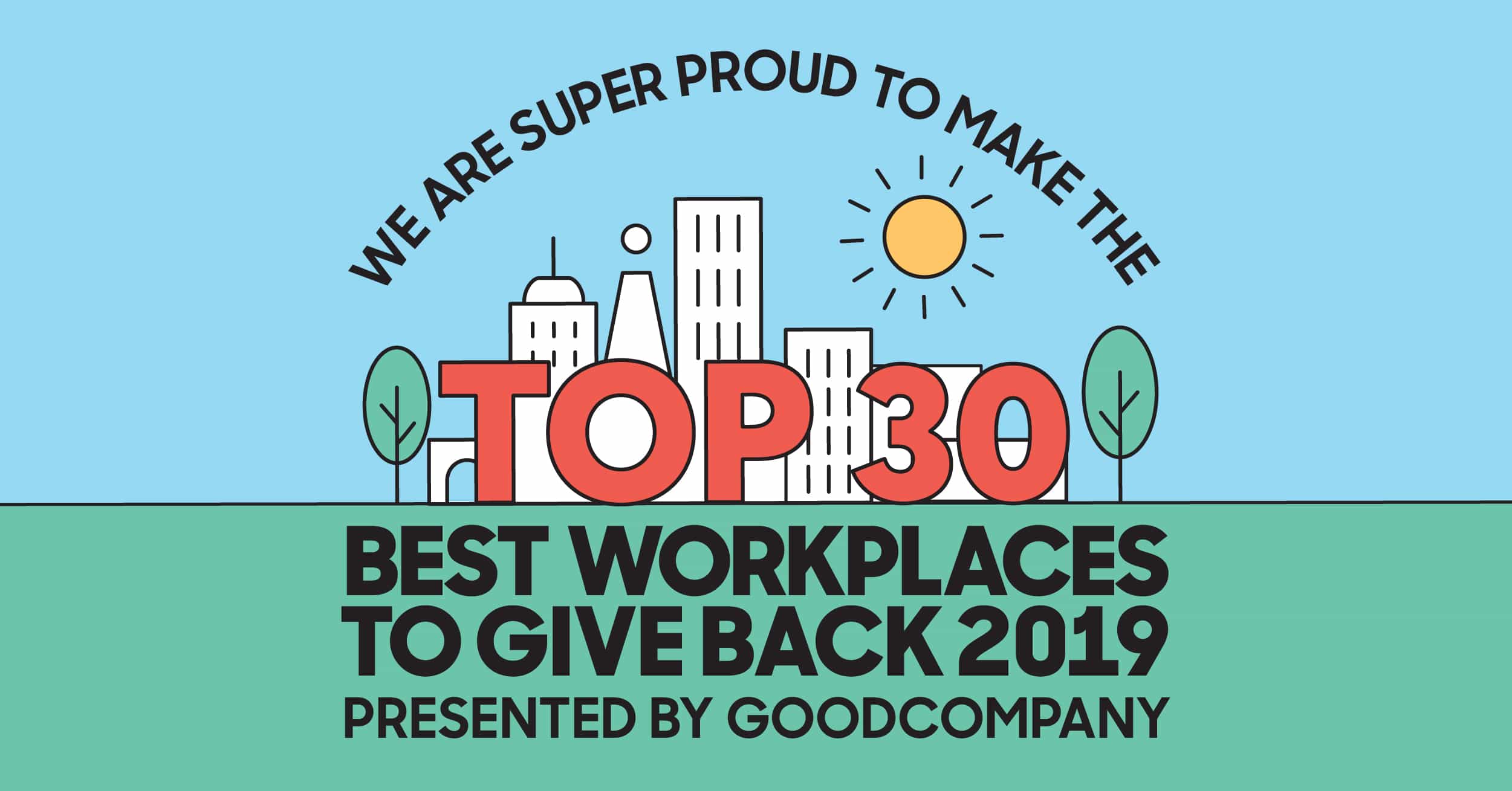 Featured image for YC wins Top 30 Workplaces to Give Back