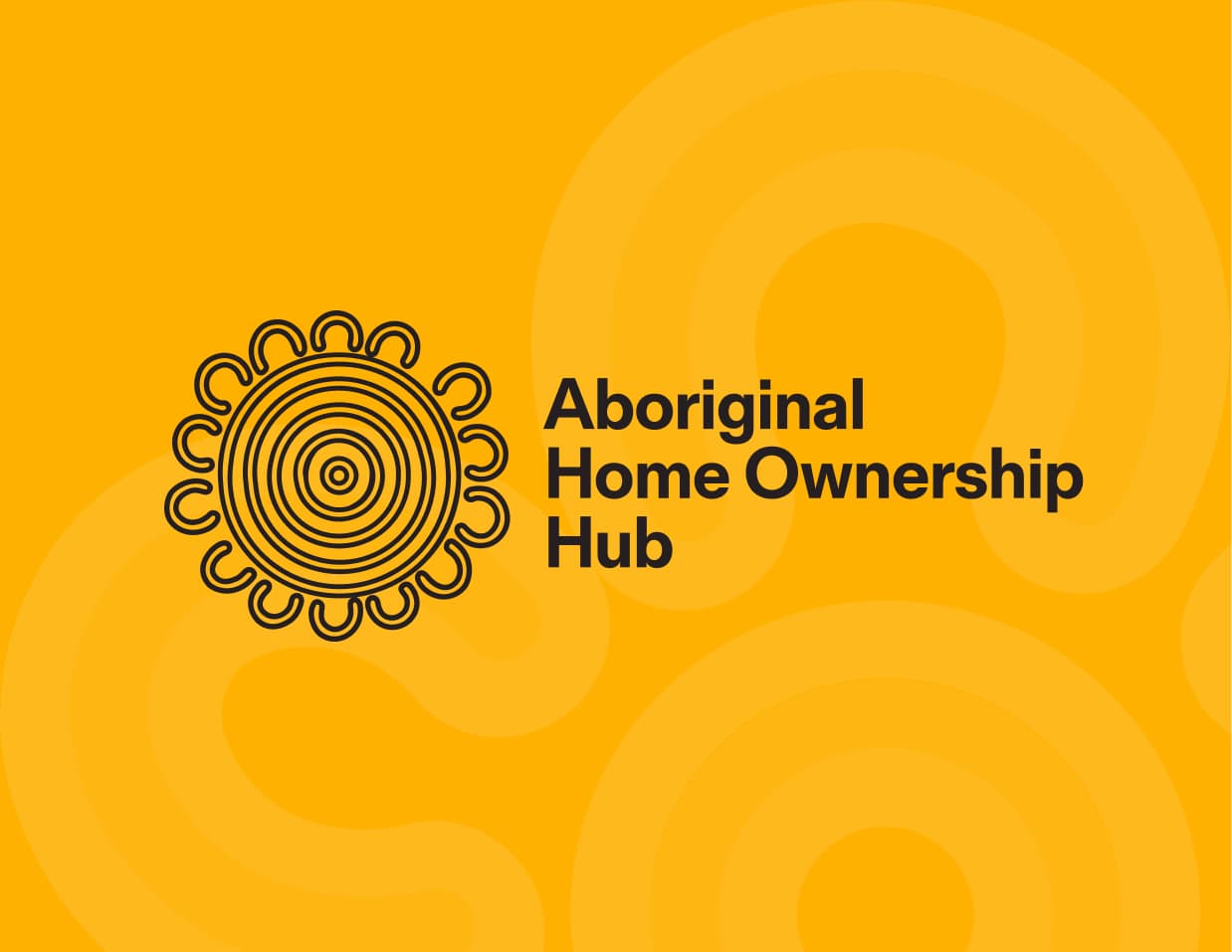 Logo for Aboriginal Housing Victoria.