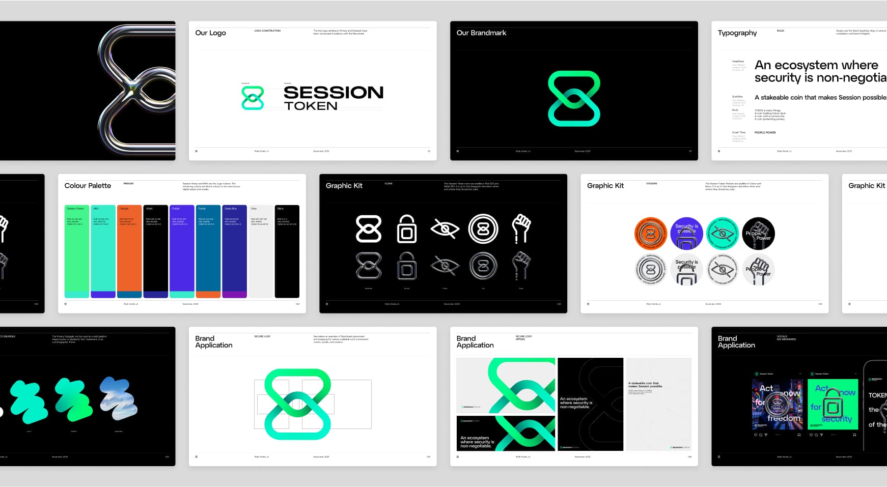 UI and Brand Design Elements for Cryptocurrency App by Your Creative