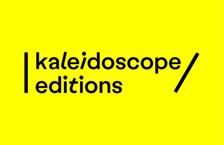 Kaleidoscope Editions brand logo in minimalist typography, created by Your Creative design agency.