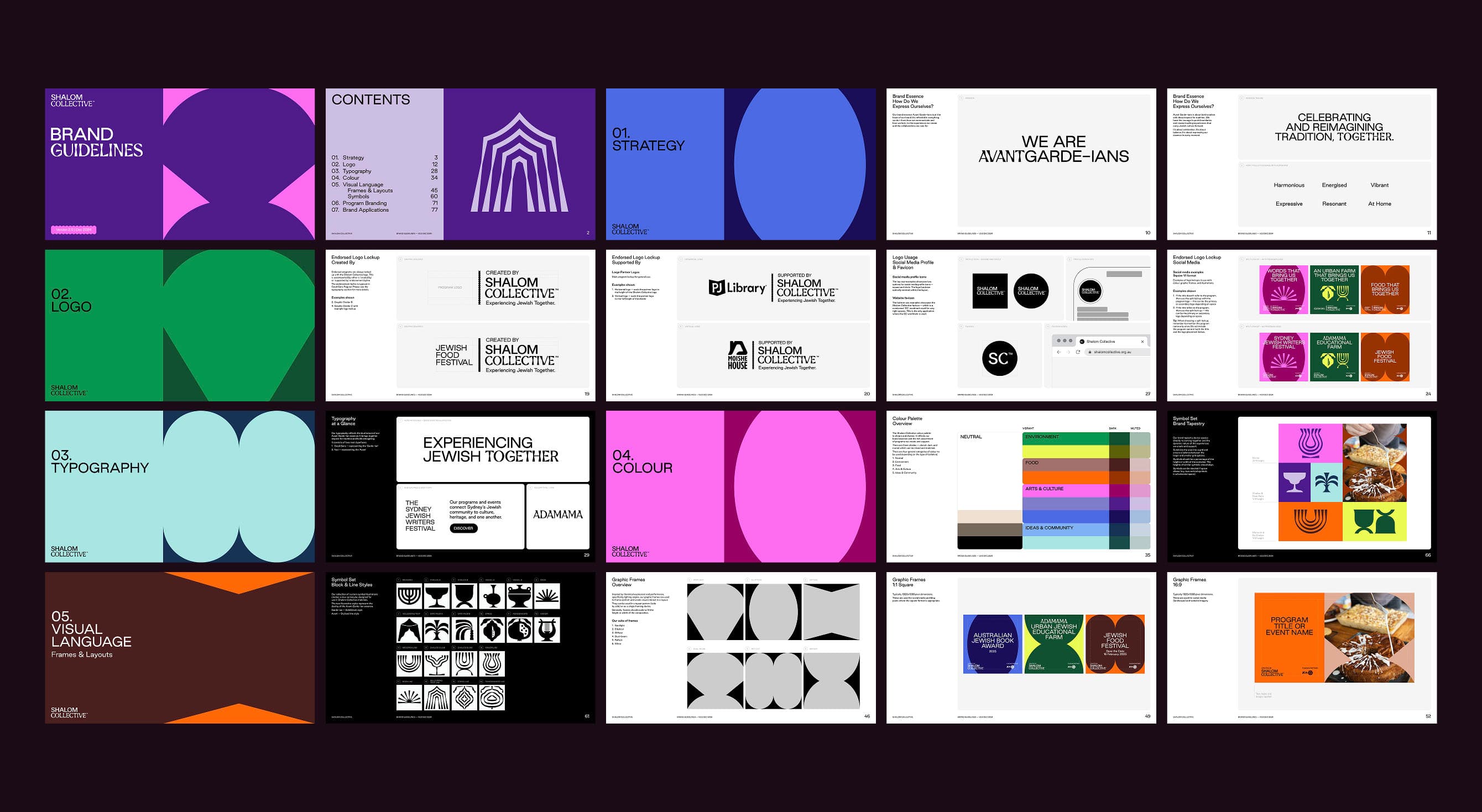 Shalom's design collateral developed by creative web agency Your Creative for improved visibility