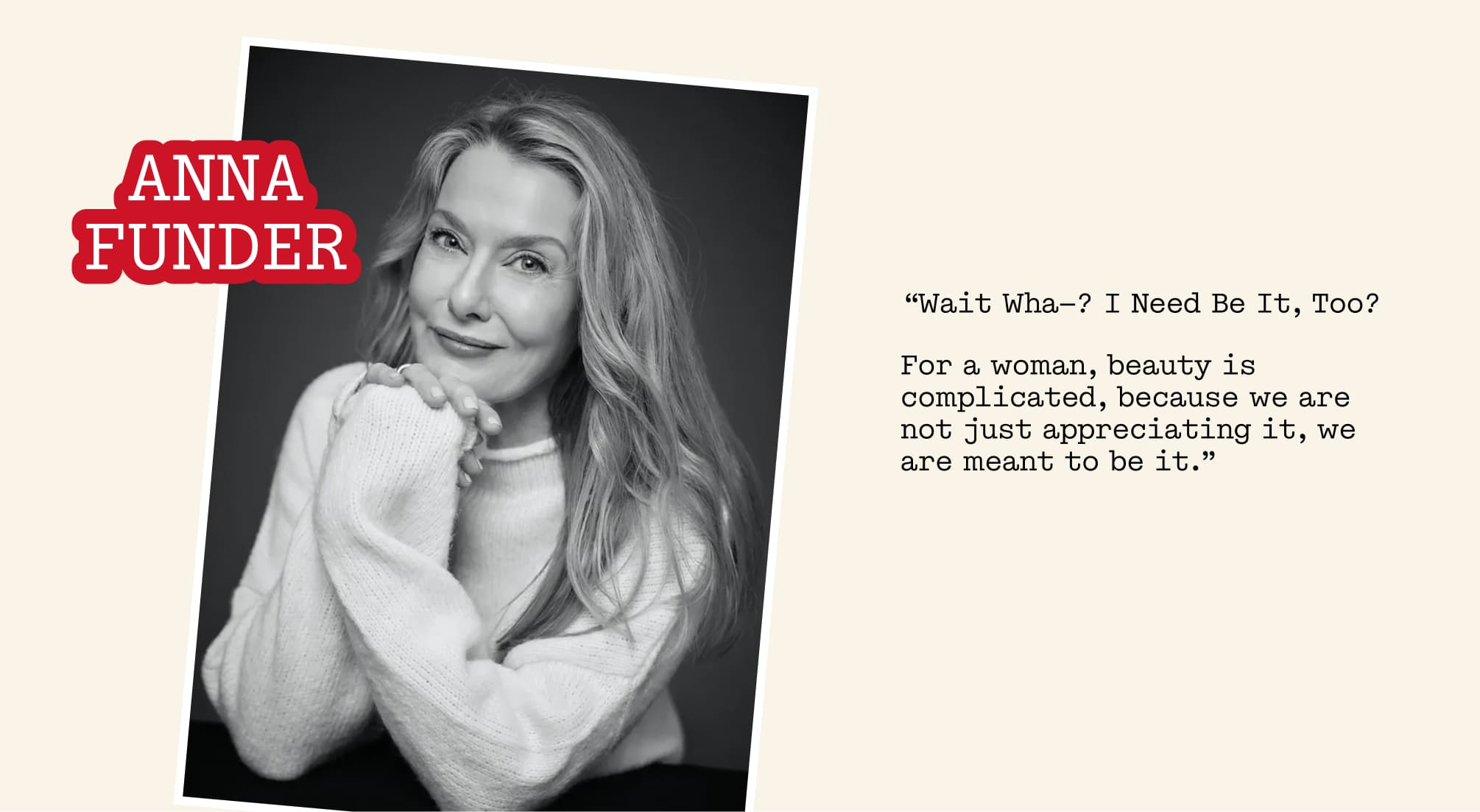 Anna Funder, contributor to MECCA Archive — Yourcreative