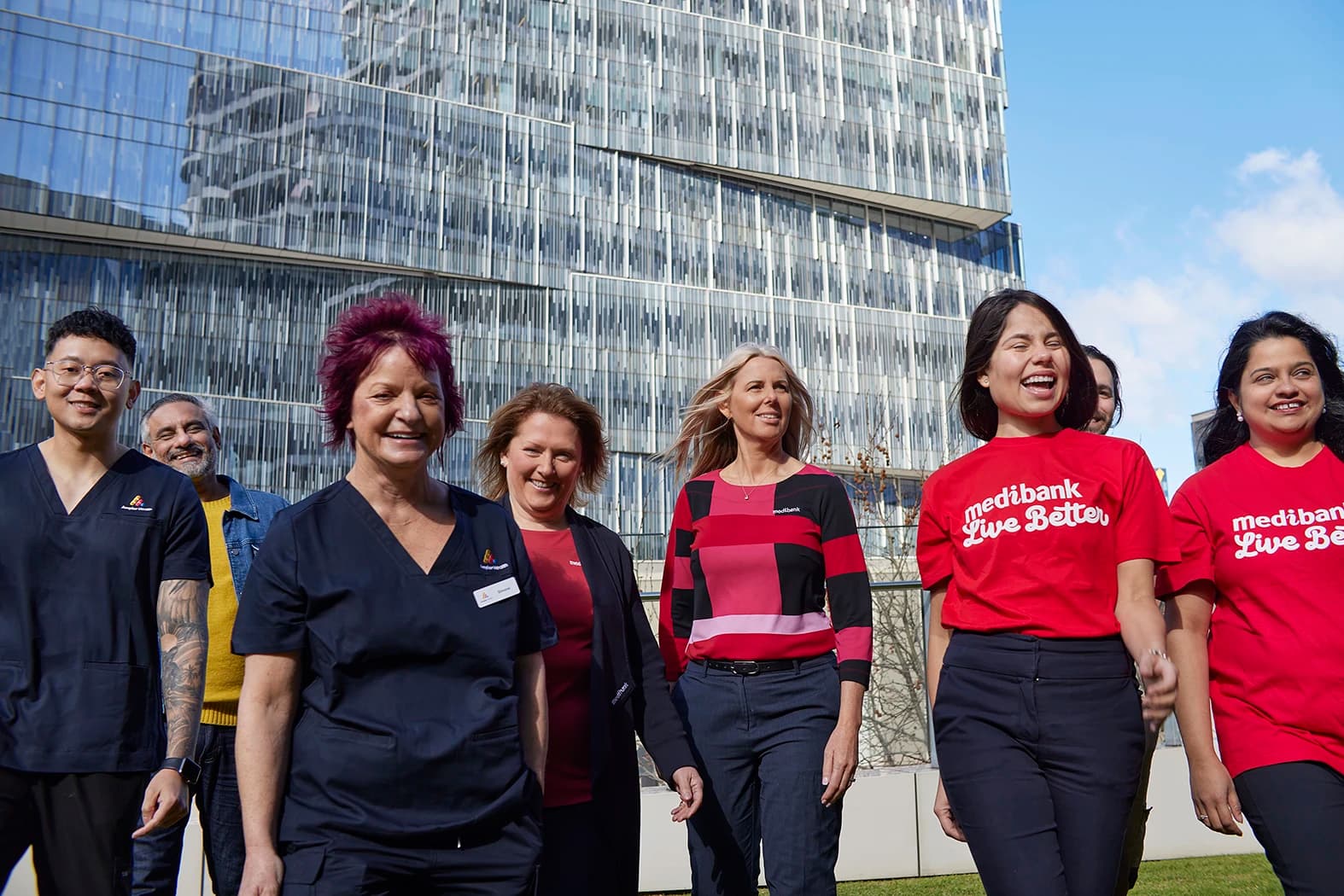 Image of Medibank staff members
