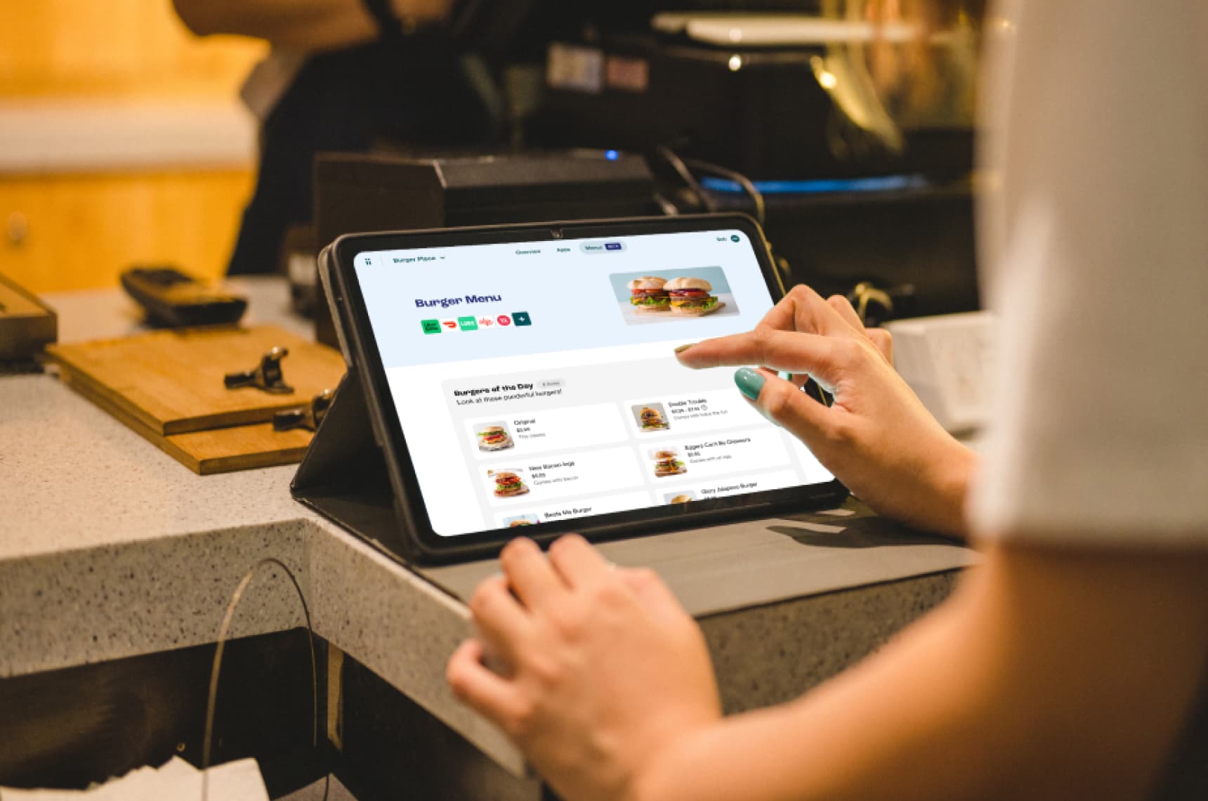 User-friendly menu management interface designed by a creative web design agency