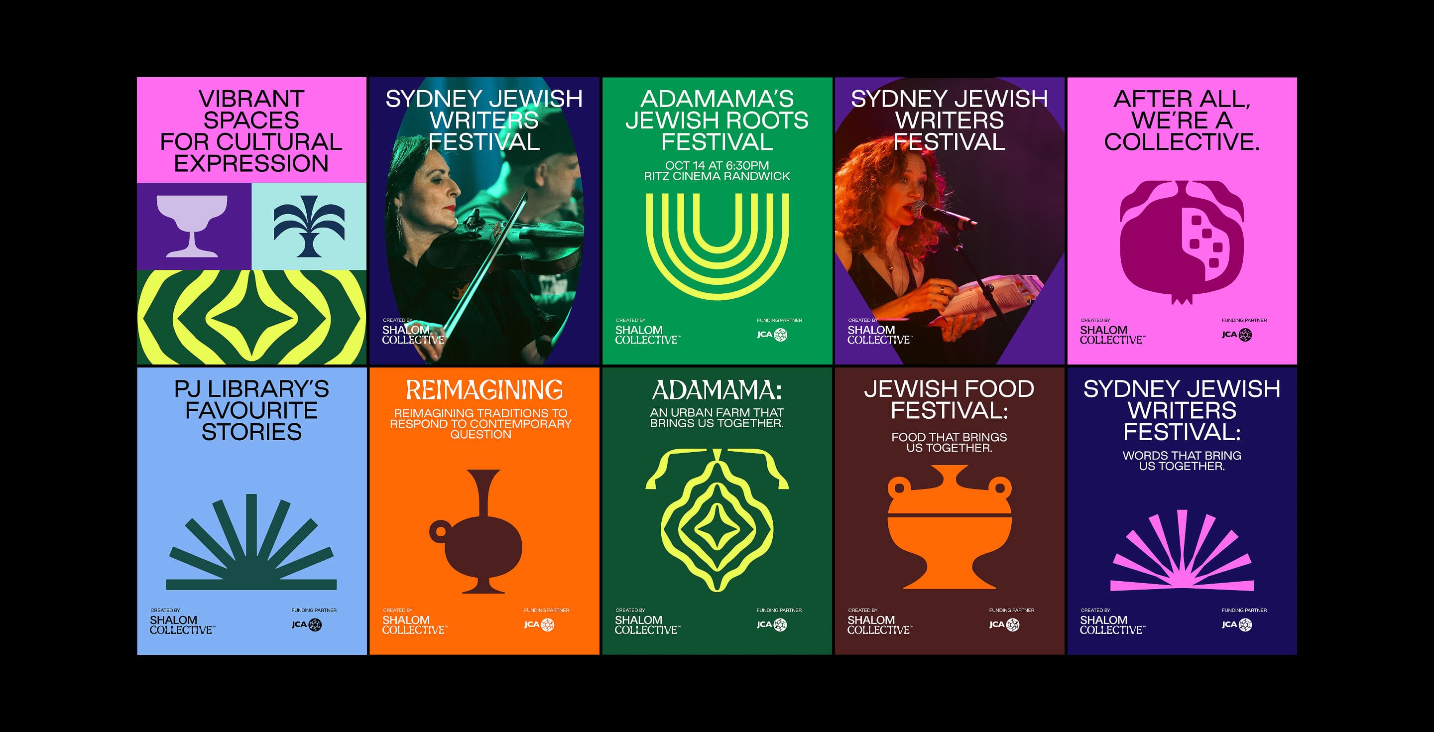 Shalom's design collateral developed by creative web agency Your Creative for improved visibility